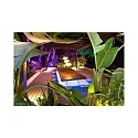Deko-Light Lèche-mur CAPH LED rayonnement symétrique IP65, gris foncé, dégager, transparent gradable