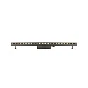 Deko-Light Lèche-mur CAPH LED rayonnement symétrique IP65/IP44, gris foncé, dégager, transparent