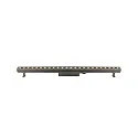 Deko-Light Lèche-mur CAPH LED rayonnement asymétrique IP65/IP44, gris foncé, dégager, transparent