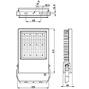 Deko-Light Projecteur ATIK 300 pivotant IP65/IP44, noir
