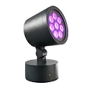 Deko-Light Projecteur d'extérieur COLT 25W RGBW RGBW, réglable IP65, gris foncé gradable