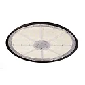 Projecteurs de hall VEGA courant constant IP65, couvert de poudre, noir profond 