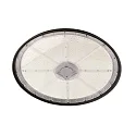Projecteurs de hall VEGA DALI courant constant IP65, couvert de poudre, noir profond gradable