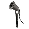 Deko-Light spike luminaire SPIKY 100MM cylindrical, short, adjustable GU10 IP65 / IP44, black dimmable