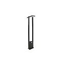 Lampadaire solaire SOLAR PREMIUM I pivotant, avec capteur IP54, gris foncé 