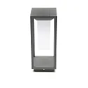 Deko-Light Lampadaire solaire SAMAS SOLAR langue, avec interrupteur, avec capteur, avec batterie IP54, gris foncé gradable