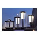 Deko-Light Lampadaire solaire SAMAS SOLAR langue, avec interrupteur, avec capteur, avec batterie IP54, gris foncé gradable