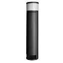 Deko-Light Colonne de prises ARAWAN 2 voies, rond, avec éclairage, commutable IP44, gris foncé 