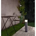 Deko-Light Colonne de prises ARAWAN 2 voies, rond, avec éclairage, commutable IP44, gris foncé 