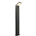 Lampadaire d’extérieur TUCANAE sans capteur, constante de tension IP54, gris foncé 