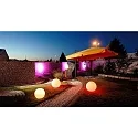 Deko-Light Lampe à boule DORADUS 380MM avec prise de courant, résistant aux chocs, résistant à l'air marin E27 IP65 / IP44