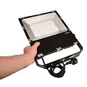 Deko-Light Projecteur RF SMART FLOOD RGB+CCT pivotant, CCT Switch, avec prise de courant, RGB, contrôlable par ZigBee IP65/IP44