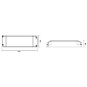 Deko-Light Bloc d'alimentation DIM, CV, 200AD constante de tension, gris, noir 