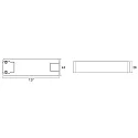Deko-Light Unité d'alimentation Led BASIC CC V8-40-500mA/40W courant constant, gris foncé, noir