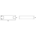 Deko-Light Driver de LED BASIC CC /00MA courant constant, réglable, commutable, gris foncé, noir 