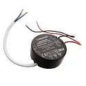 Unité d’alimentation Led ROUND, CC, RS350mA/8W courant constant, dimmable noir