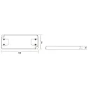 Deko-Light Driver de LED FLAT CV UT24V constante de tension, commutable, gris, noir 