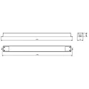 Deko-Light Unité de contrôle LONG-FLAT DIM CV - 48V 50-150W constante de tension, 1 canal, noir