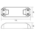 Deko-Light Bloc d'alimentation BASIC (CC DC) D350012UF/12W, noir