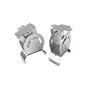 Accessories for TRI PROOF surface mounting bracket, 2 items, silver grey