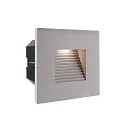 Capot LIGHT BASE COB LED OUTDOOR angulaire, Gris argent