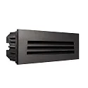 Cover Window blind for recessed LED wall luminaire LIGHT base III outdoor, black