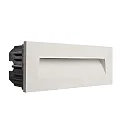 Cover Curve for recessed LED wall luminaire LIGHT base III outdoor, white