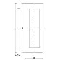 Cover Curve for recessed LED wall luminaire LIGHT base III outdoor, white