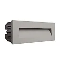 Cover Curve for recessed LED wall luminaire LIGHT base III outdoor, grey