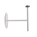 Wall holder for magnetic luminaire MIRAM, B/H: 8,5cm/9,6cm, white