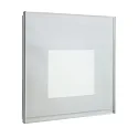 Capot ALWAID 2 - MILKY angulaire, aluminium blanc