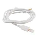 feed-in cable SAUNA / FACADE LONG RUN, white