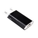 Bloc d'alimentation enfichable USB-A, noir
