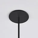 Deko-Light Adaptateur pour luminaire suspendu Ø DA 68MM / RECESSED rond, version pour montage encastré, noir profond