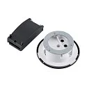 Deko-Light Adaptateur pour luminaire suspendu Ø DA 68MM / RECESSED rond, version pour montage encastré, noir profond