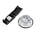 Deko-Light Adaptateur pour luminaire suspendu Ø DA 68MM / RECESSED rond, version pour montage encastré, noir profond