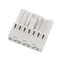 Prise de connexion SANOTRUNK UNIVERSAL WAGO 267-501, blanche