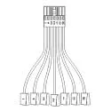 Deko-Light Prise de connexion SANOTRUNK UNIVERSAL WAGO 267-501 contrôlable par DALI