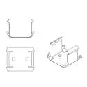 Deko-Light Support de montage SANOTRUNK UNIVERSAL  SITECO DUS / SIEMENS 5LJ9 lot de 2, argent