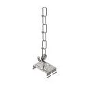Système d'éclairage en continu suspension par chaîne SANOTRUNK UNIVERSAL lot de 10, argent