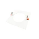 reducing ring 210/135MM mechanical, square, built-in version, signal white
