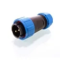 Weipu HQ 12/24/48V plug 2-poles