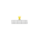 Profil en U AU-01-08 plat argent