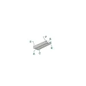 Deko-Light Profil en U AU-01-10, 10-11,3 mm plat, argent anodisé