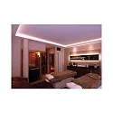 Deko-Light AU-01-15, flat U-profile for 15 - 16,3 mm LED stripes, 200cm, matt brushed black