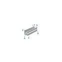 Deko-Light Profil en U AU-02-10, 10-11,3 mm haut, argent anodisé