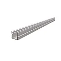 Profil en U AU-02-10, argent mat