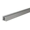 Profil en U AU-02-05, 5-5,7 mm haut, argent anodisé