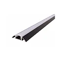 Deko-Light LED profile AM-01-10 flat surface profile for 10-11,3mm LED stripes, 200cm, matt brushed black - without cover