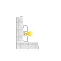 Deko-Light Profilé socle AM-02-10, argent mat
